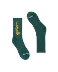Godspeed New Age Logo Socks Green/Yellow
