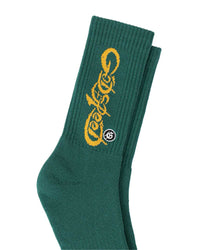 Godspeed New Age Logo Socks Green/Yellow
