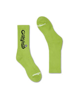 Godspeed New Age Logo Socks Lime