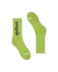 Godspeed New Age Logo Socks Lime
