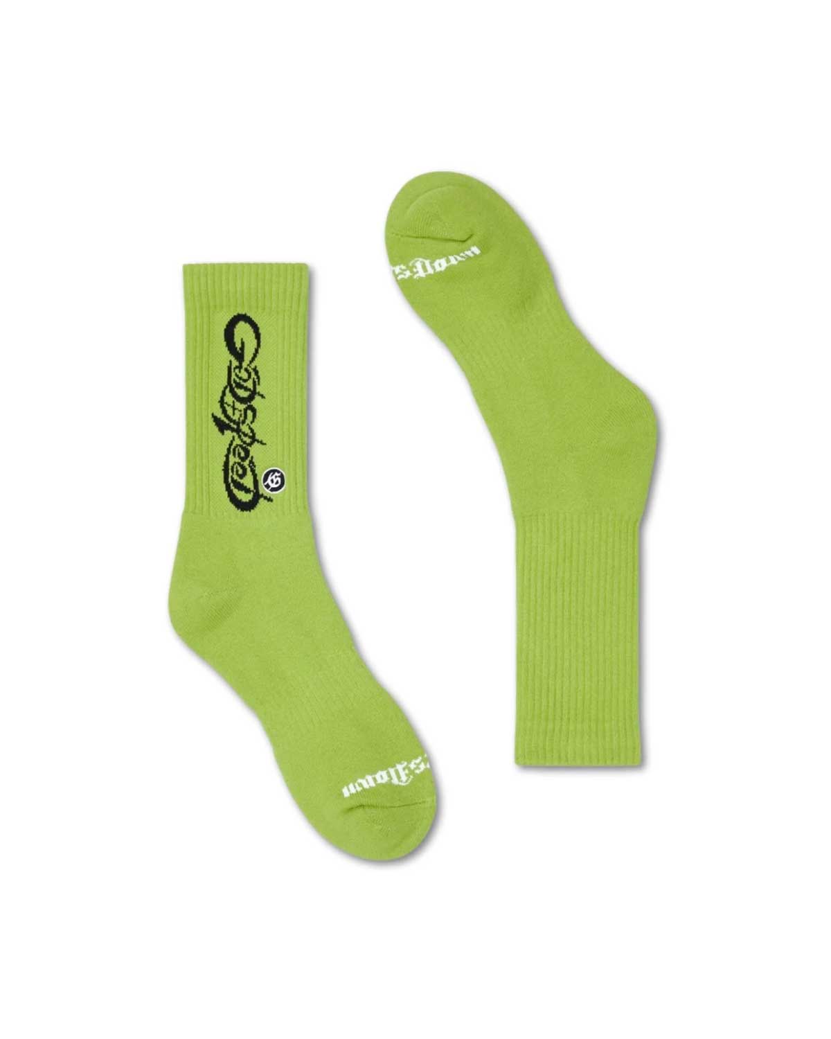 Godspeed New Age Logo Socks Lime