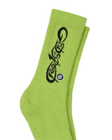 Godspeed New Age Logo Socks Lime