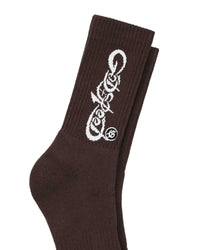 Godspeed New Age Logo Socks Mocha