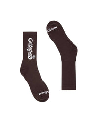 Godspeed New Age Logo Socks Mocha