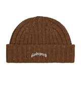 Godspeed OG Logo Emblem Beanie Brown Speckle