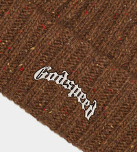Godspeed OG Logo Emblem Beanie Brown Speckle
