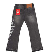 Godspeed OG Logo Flared Denim Grey Wash