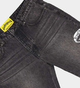 Godspeed OG Logo Flared Denim Grey Wash