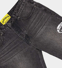 Godspeed OG Logo Flared Denim Grey Wash