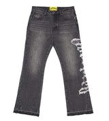 Godspeed OG Logo Flared Denim Grey Wash