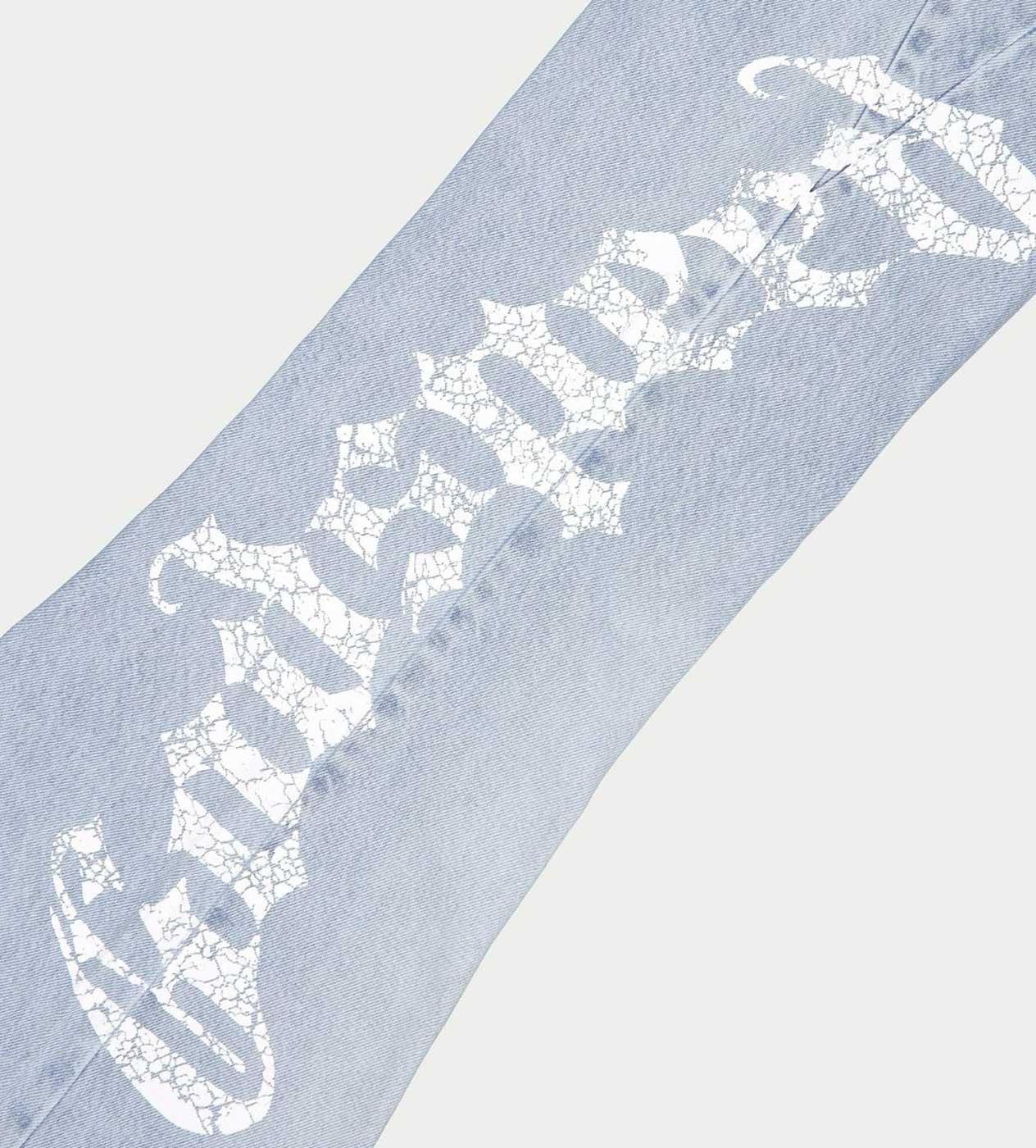 Godspeed OG Logo Flared Denim Printed Blue