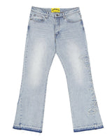 Godspeed OG Logo Flared Denim Stitched Blue