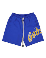 Godspeed OG Logo Nylon Shorts Blue/Yellow