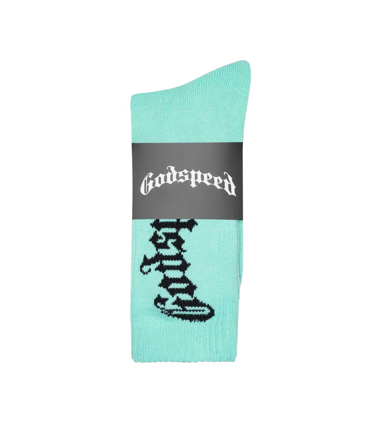 Godspeed OG Logo Sock Electric Teal