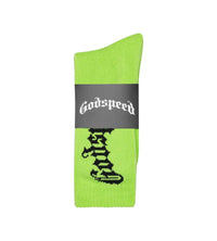 Godspeed OG Logo Sock Neon Lime