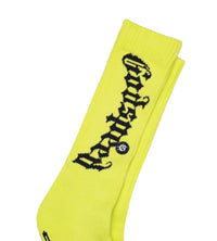 Godspeed OG Logo Sock Neon Yellow