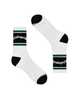 Godspeed OG Logo Striped Socks White/Green