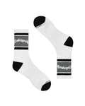 Godspeed OG Logo Striped Socks White/Grey