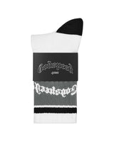 Godspeed OG Logo Striped Socks White/Grey