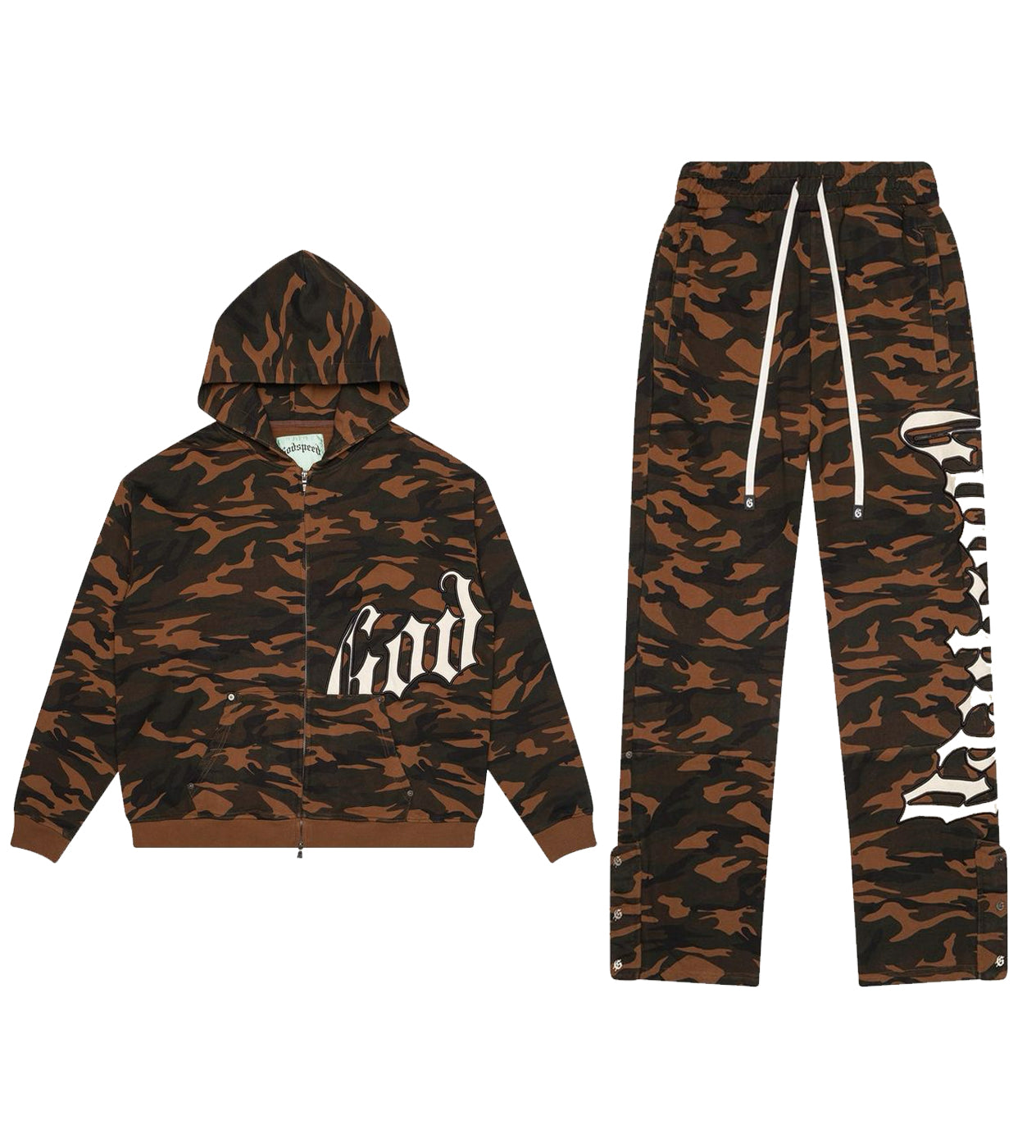 Godspeed OG Logo Sweatsuit Brown/Camo