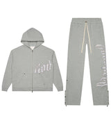 Godspeed OG Logo Sweatsuit Grey/Silver Satin
