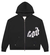 Godspeed OG Logo Sweatsuit V2 Black/Silver Satin