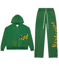 Godspeed OG Logo Sweatsuit V2 Green/Yellow