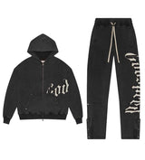 Godspeed OG Logo Sweatsuit V2 Washed Black