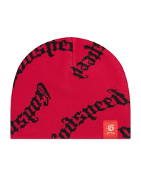 Godspeed OG Multi Logo Beanie Red/Black