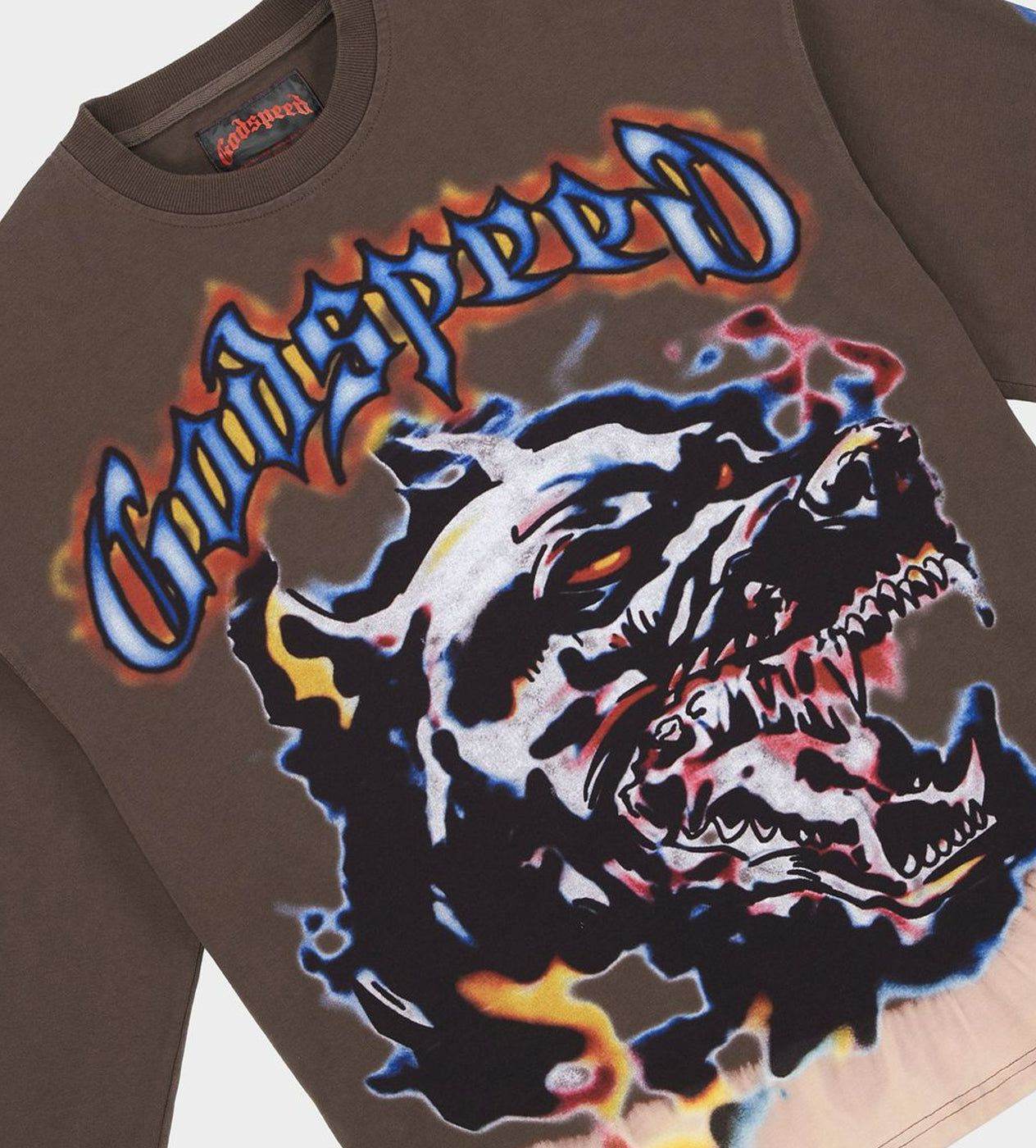Godspeed Off The Leash L/S Tee Mocha Brown – Restock AR