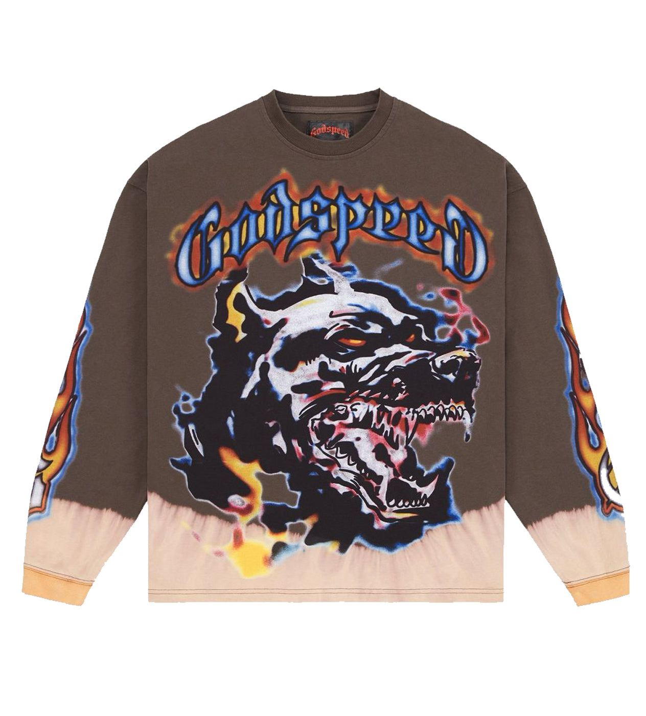Godspeed Off The Leash L/S Tee Mocha Brown