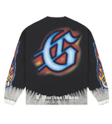 Godspeed Off The Leash L/S Tee Washed Black