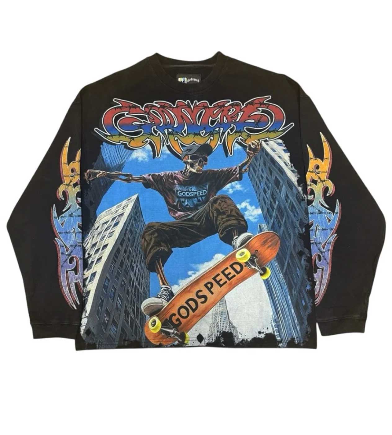 Godspeed Ollie L/S Tee Black
