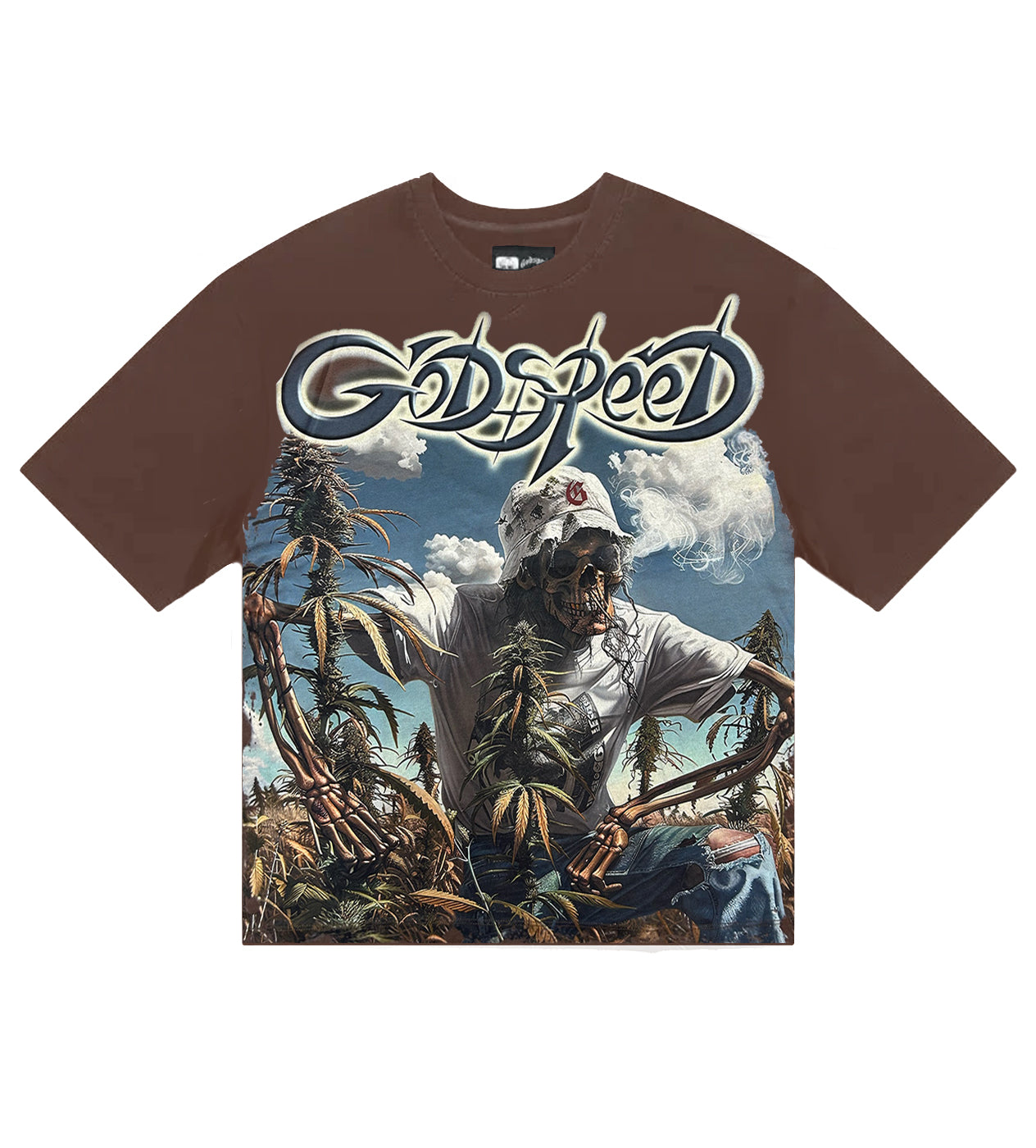 m*o様 GODSPEED GONE FISHING LAYERED T-SHI GODSPEED NEW YORK Gone Fishing Layered T-Shirt 