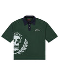 Godspeed Oversized Victor Crest Polo Green/Navy