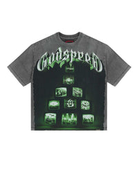 Godspeed Overstimulation Tee Grey