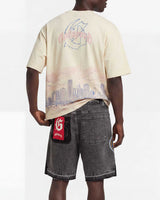 Godspeed Patchwork Denim Shorts V2 Grey