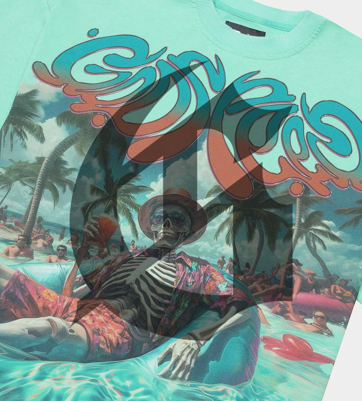 Godspeed Pool Party Tee Teal