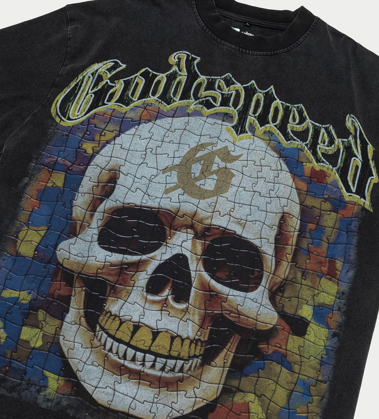 Godspeed Puzzle Tee Black – Restock AR