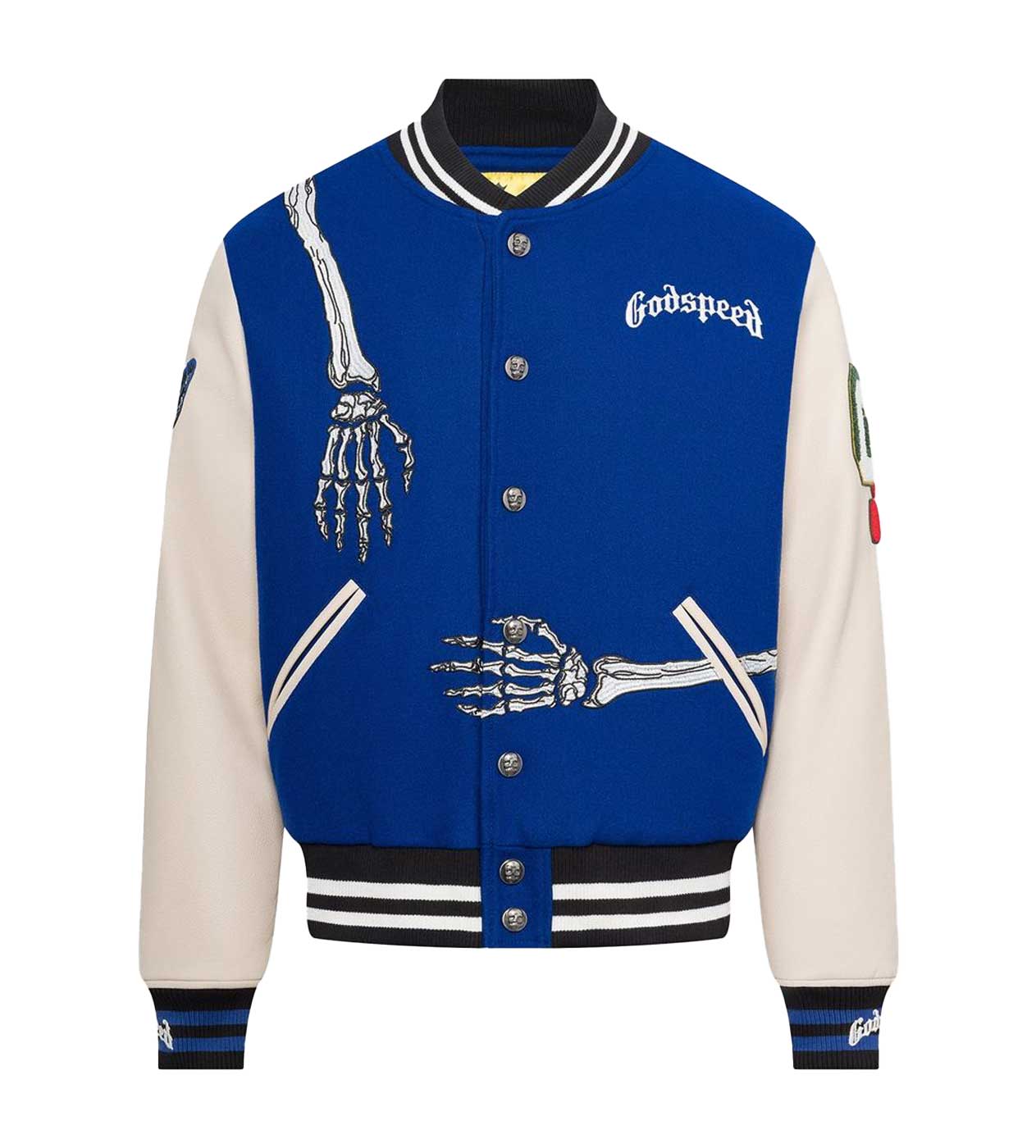 Godspeed R.O.D Varsity Jacket V2 Blue – Restock AR