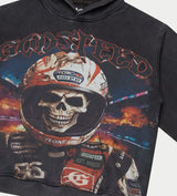 Godspeed Racer Goldie Hoodie Washed Black