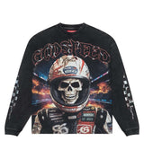 Godspeed Racer Goldie L/S Tee Black