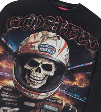 Godspeed Racer Goldie L/S Tee Black