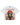 Godspeed Road Rage NG Tee white, cotton tee with a skeleton driver in a flame-painted racing helmet, front view