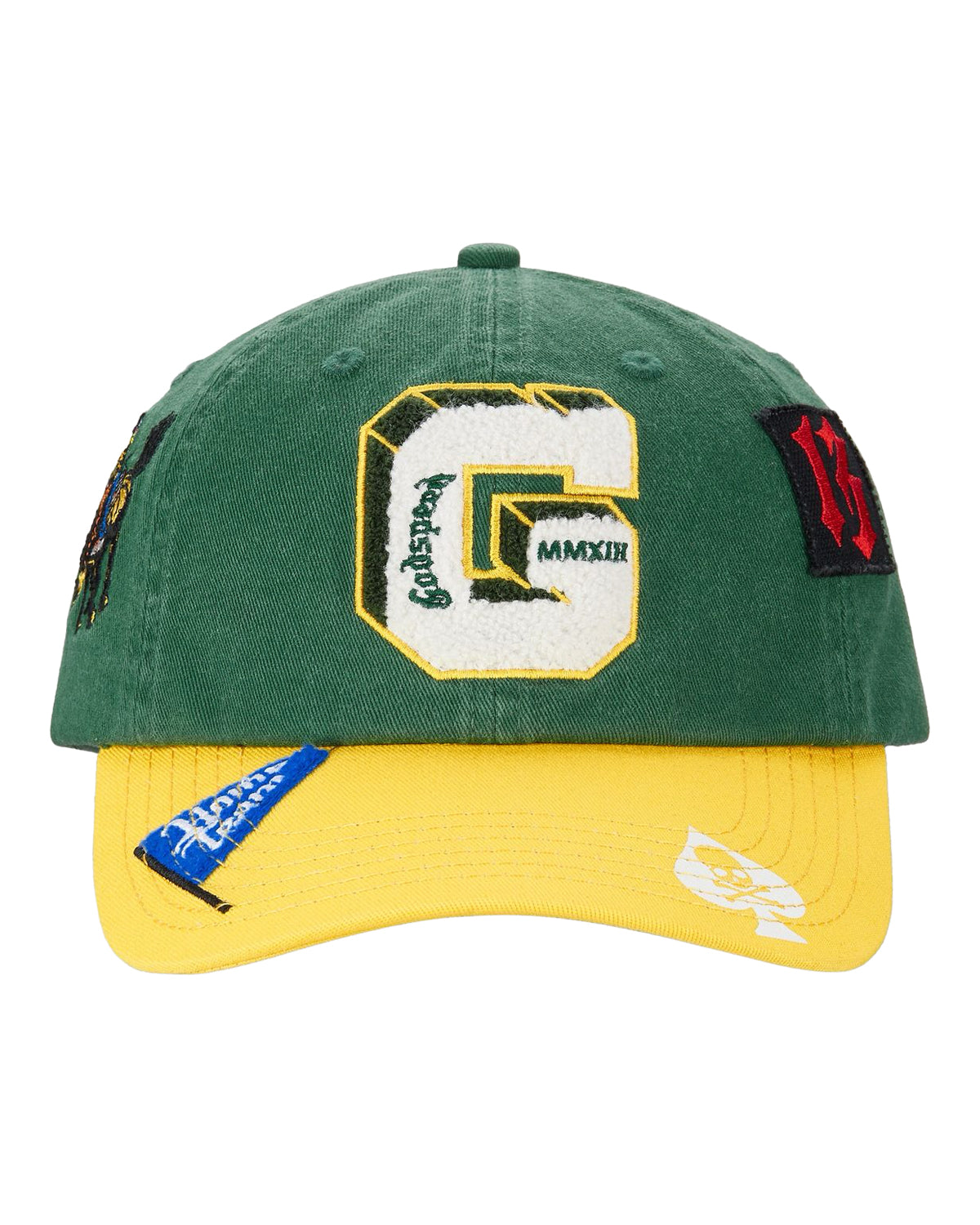 Godspeed Rugby Home Team Dad Hat Green/Yellow