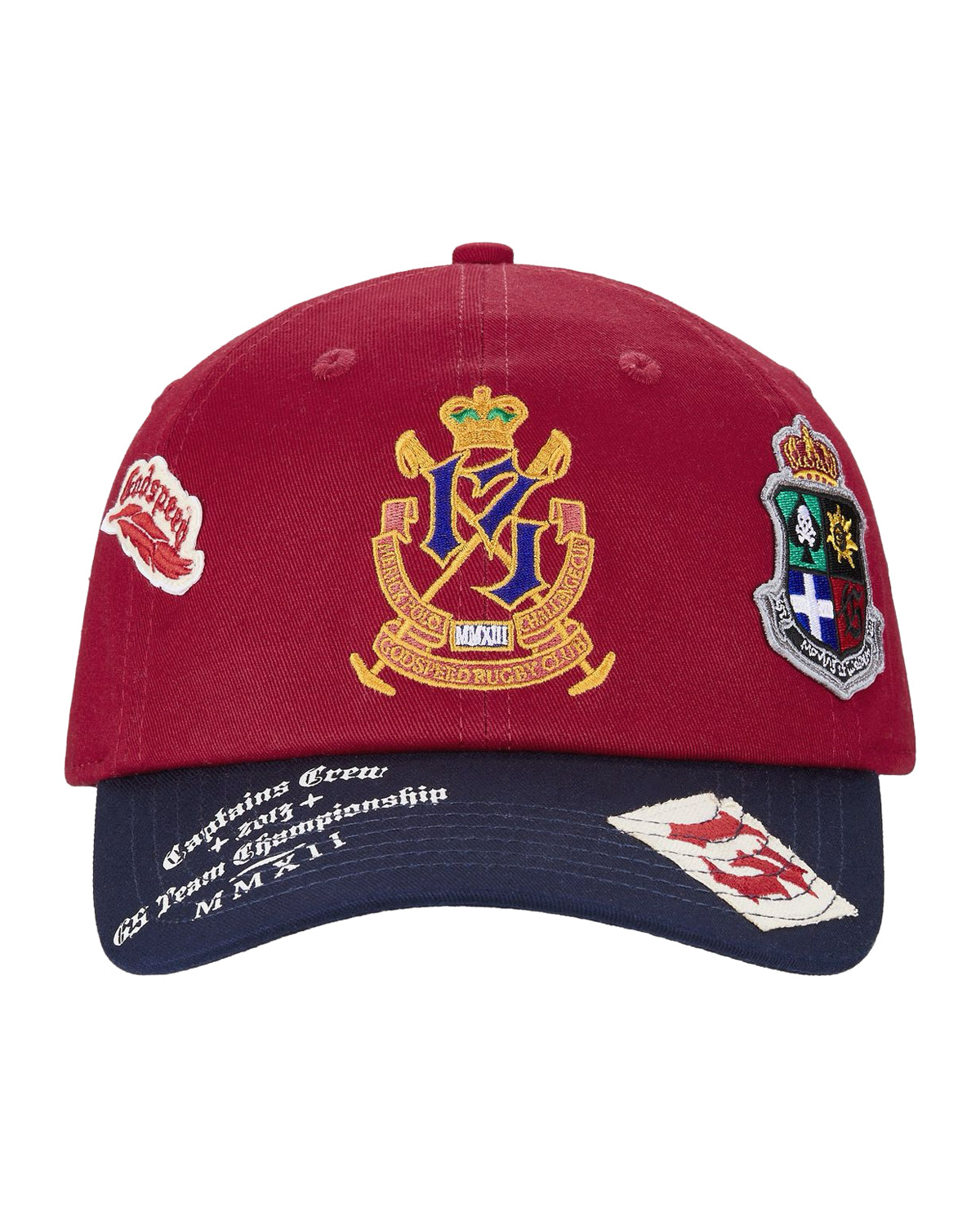 Godspeed Rugby Home Team Dad Hat Red/Navy
