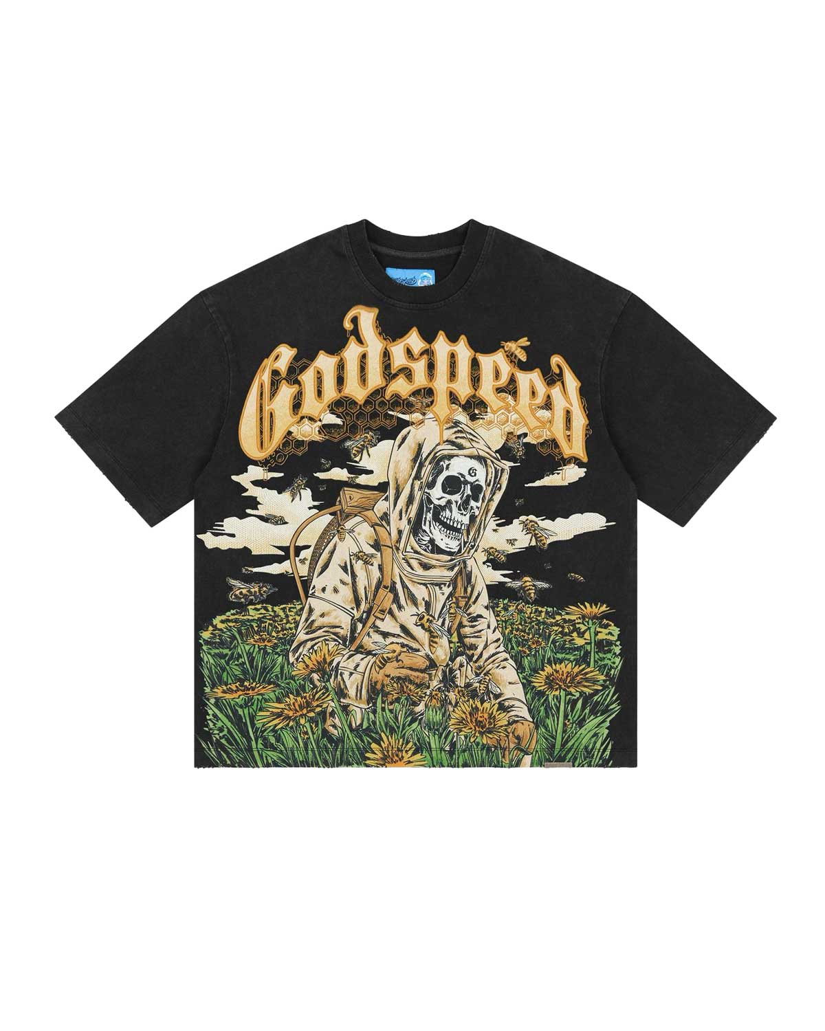 Godspeed Save The Bees Tee White – Restock AR