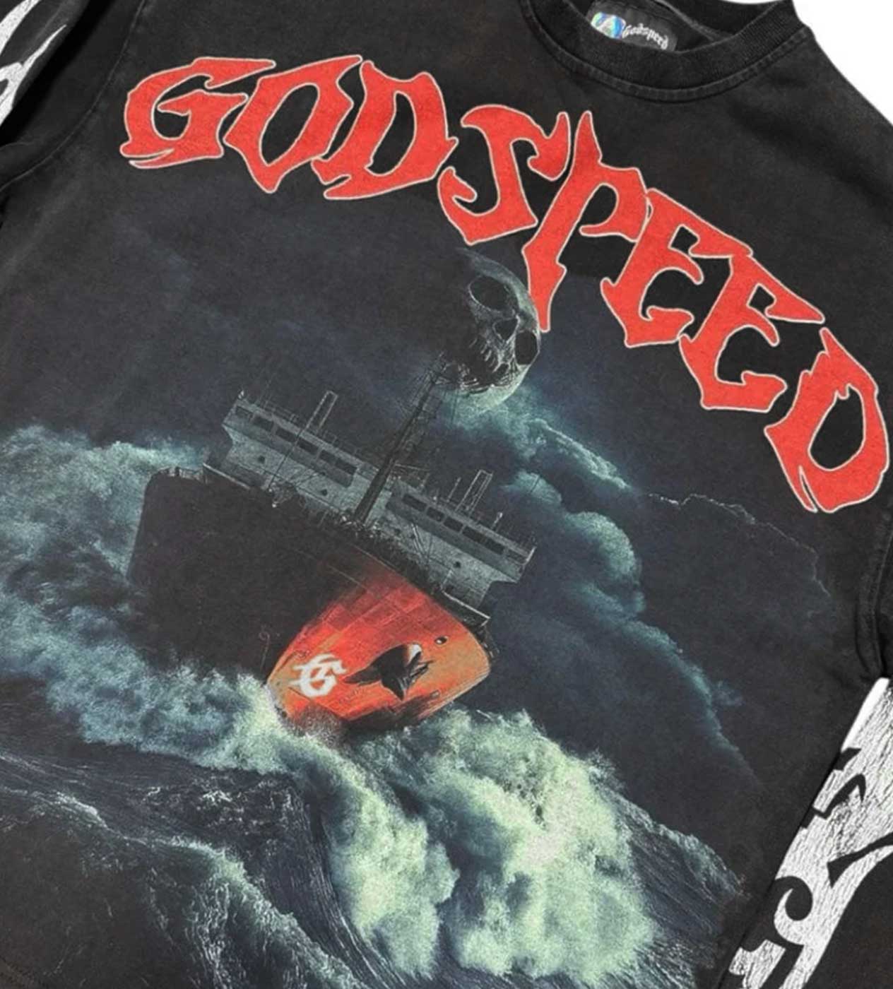 Godspeed Sea Sick L/S Tee Black