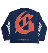 Godspeed Sea Sick L/S Tee Navy