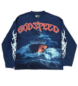Godspeed Sea Sick L/S Tee Navy